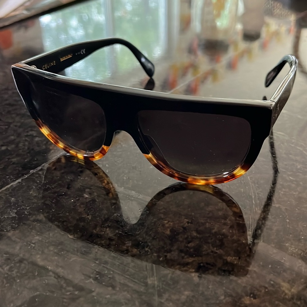 Celine Black and Tortoise Sunglasses - Picture 3 of 11